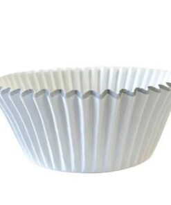 White Foil Baking Cups  100/case