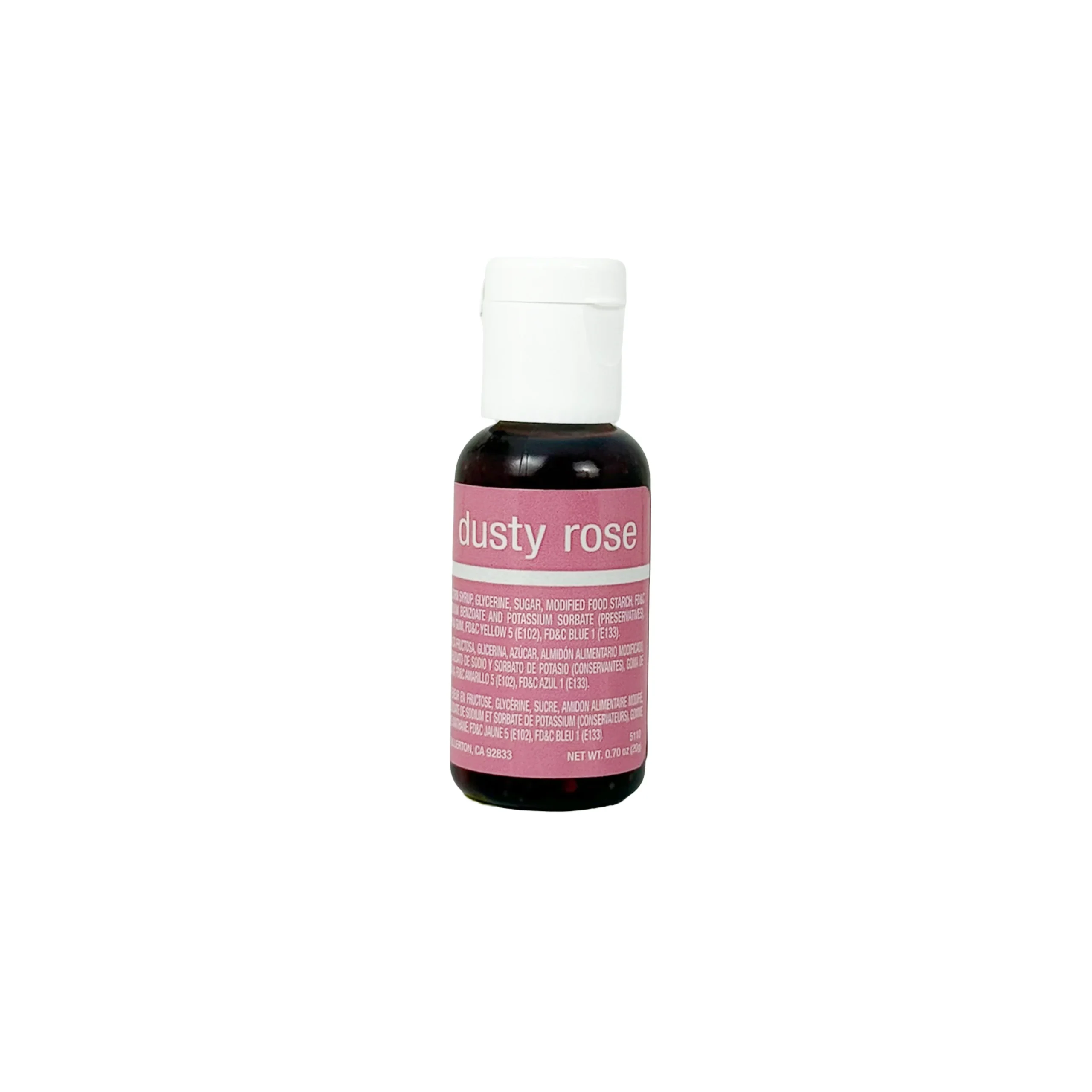 Dusty Rose Pink in a 0.7 oz bottle