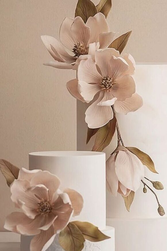 Sugar Flowers made from Gum Paste and food coloring