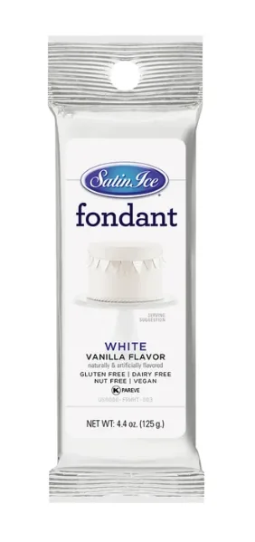 Satin Ice White Fondant 125g