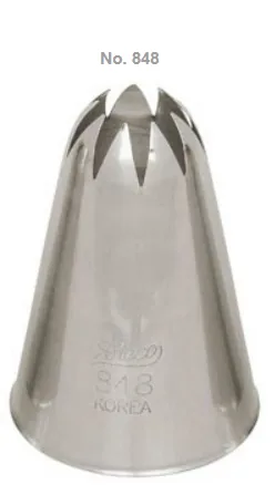 Ateco Closed Star Tube 848
